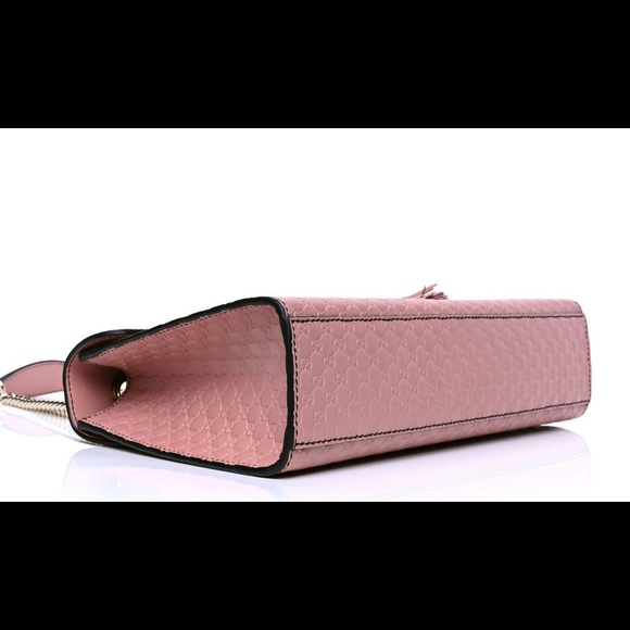 Gucci Guccissima Pink Emily Chain Bag - Picture 3 of 7